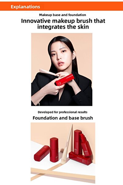 Missha radiance PerFect Fit Foundation and Base Brush with Smooth Application