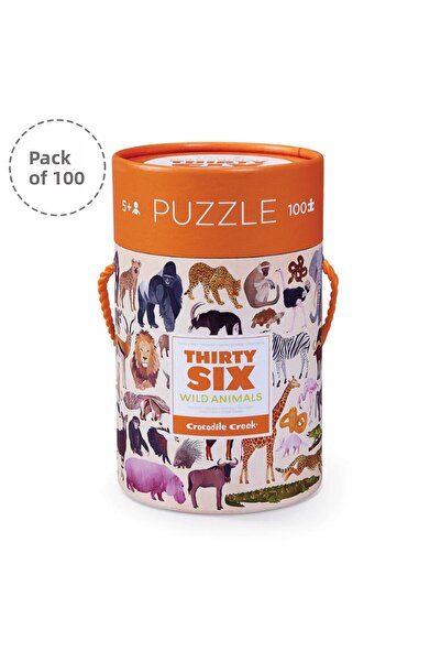 Crocodile Creek لغز الحيوانات البرية 100 قطعة