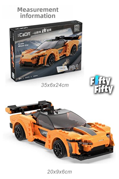 Vagonlife Blaze Cada Race Car - Remote Controlled, C51075W (295 Pieces) Toy Set