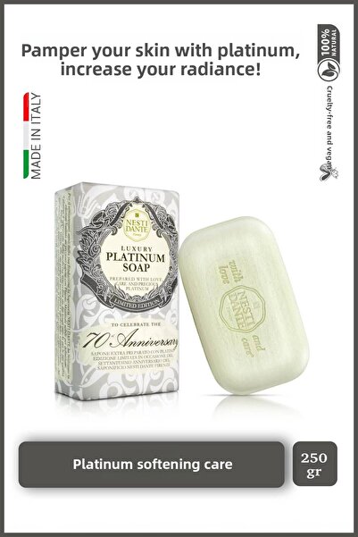 Nesti Dante Luxury Platinum Katı Sabun 250 gr | Nemlendirici Ve Besleyici | p...