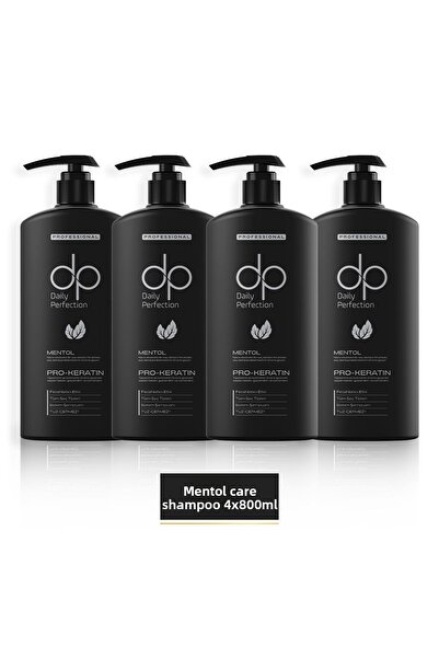 dp Daily Perfection شامبو المنثول - 4x 800 مل تأثير منعش