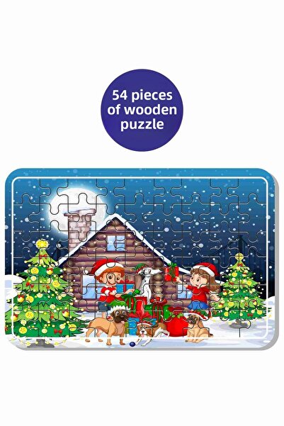 LİPYOS سانتا كلوز، رجل الثلج، عيد الميلاد، هدية 54 قطعة اللغز