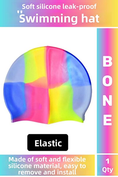 Wintoup Водоустойчива еластична мека шапка за плуване в басейн, силиконова ша...