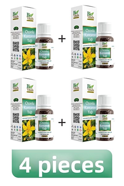 Bio Vitals 50 مل زيت نبتة سانت جون بالأوزون - 4 قطع
