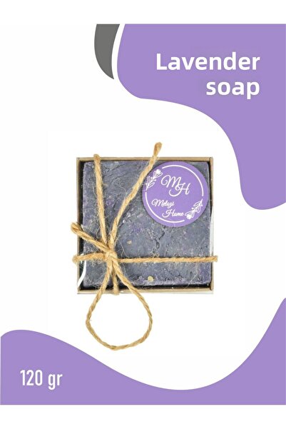 MELOZİ HOME Lavender Soap Natural Sebum and Moisture Balancing 120Gr. 100% Na...