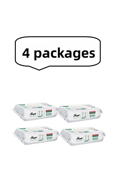 Sleepy مناديل مبللة للتنظيف العام 100 قطعة 4 عبوات 400 ورقة