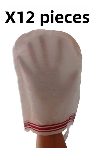 Melis Home مقشر حمام رقيق، مقشر حمام، 12 قطعة