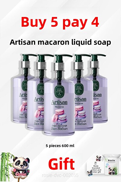 Eyüp Sabri Tuncer صابون سائل معكرون 600 مل من Artisan، اشتري 5 واحصل على 4 وR...