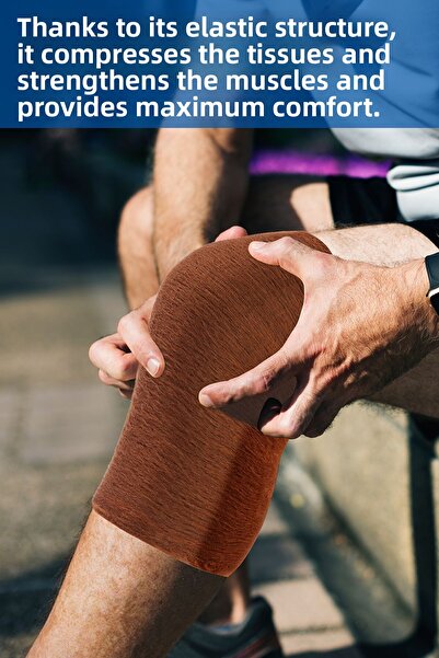 Flexy Medical Wool Knee Pad - 1 Piece. Auxiliary for Knee Leg Pain, Joint Rheumatism and Calcification Relationship