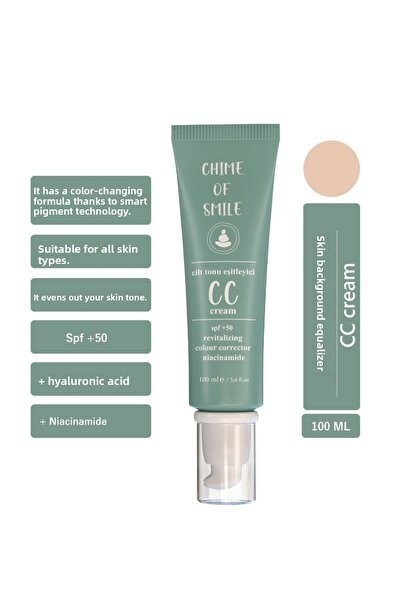 ChimeOfSmile كريم CC مرطب وواقي من الشمس - تركيبة متوازنة لون البشرة