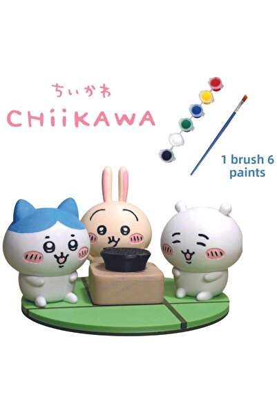 nihonwosekai مجموعة رسم شخصيات الرسوم المتحركة Chiikawa ثلاثية الأبعاد