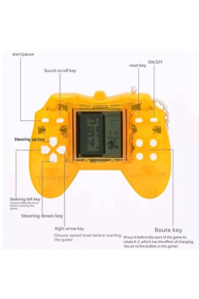 TRUST STORE Tetris Game Arcade - Game Console with Keychain