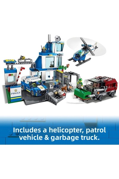 LEGO Toy City Police Station Police Center 668 Pieces Lego 60316