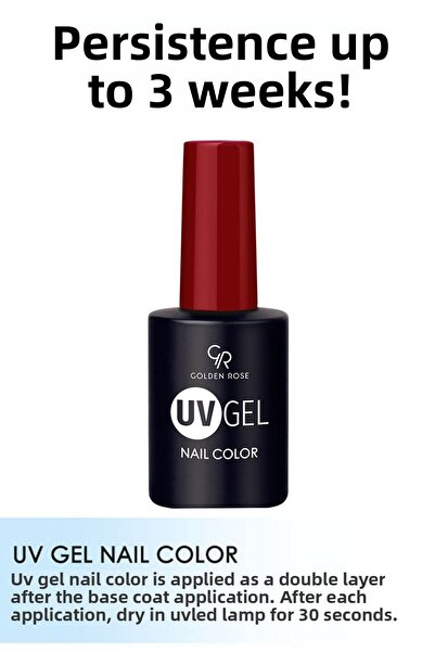 Golden Rose طلاء أظافر Uvgel - طلاء أظافر دائم 129