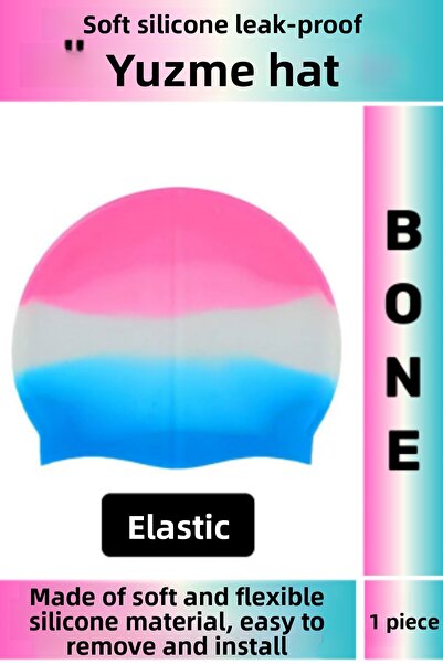 Wintoup Cască de înot pentru piscină, elastică, moale, impermeabilă, șapcă de...