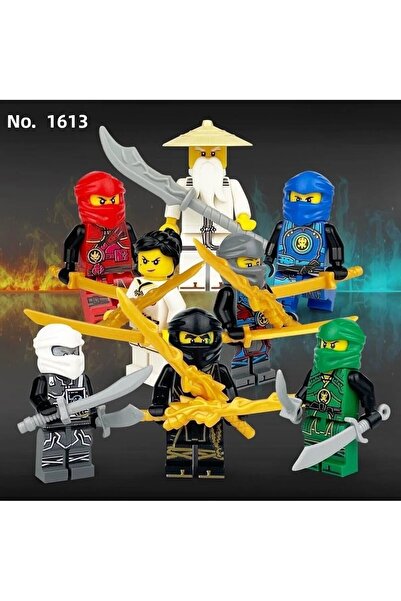 Legoedly مجموعة من 8 شخصيات متوافقة مع Ninja Lego