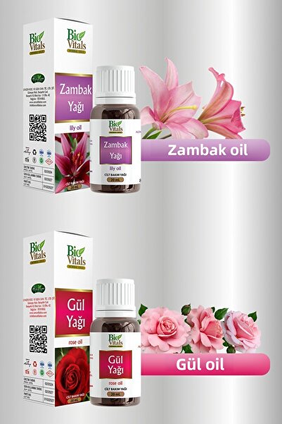 Bio Vitals مجموعة مبخرة الورد والزنبق