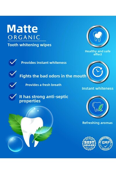 biowipes Teeth Whitening and Cleaning Wipes 30 Pieces