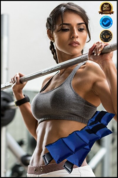 OverPazar 2 τεμάχια 1 κιλό βάρος χεριών και αστραγάλων Σακούλα με άμμο Βάρος Μυϊκή ενίσχυση Τρέξιμο Pilates