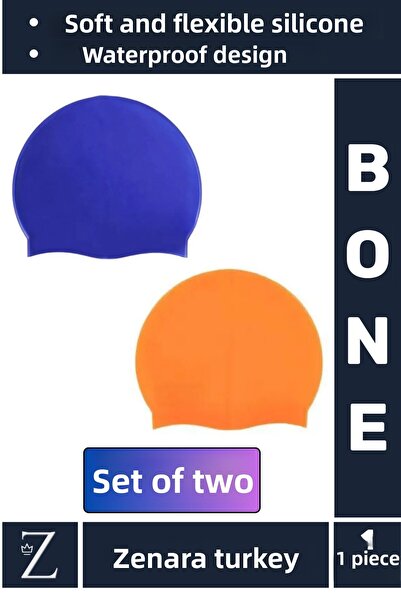 Zenara Висококачествена водоустойчива еластична мека шапка за плуване в басей...