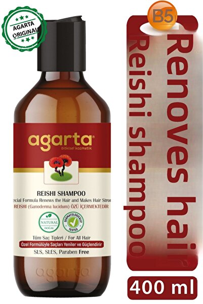 Agarta شامبو ريشي الطبيعي - 400 مل، 3 قطع