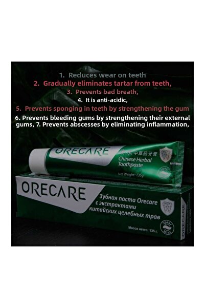 ORECARE TİENS HERBAL TOOTHPATTE