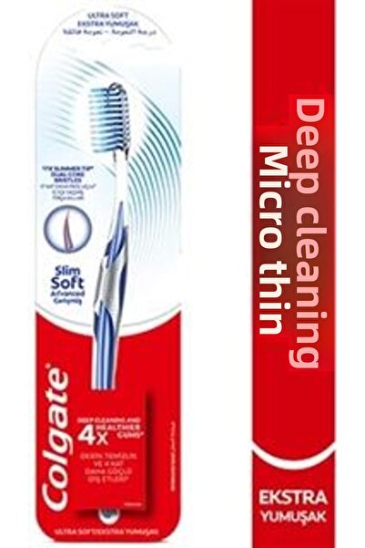 Colgate Toothbrush Slim Soft Advanced EksSoft (PACK OF 4)