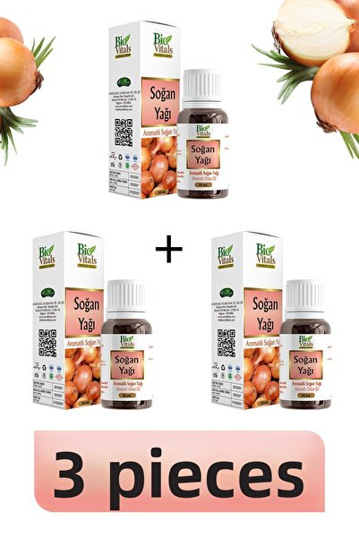 Bio Vitals 20 مل 3 قطع زيت بصل