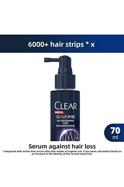 Clear سيروم تقوية فروة الرأس للرجال، مضاد لتساقط الشعر، 70 مل
