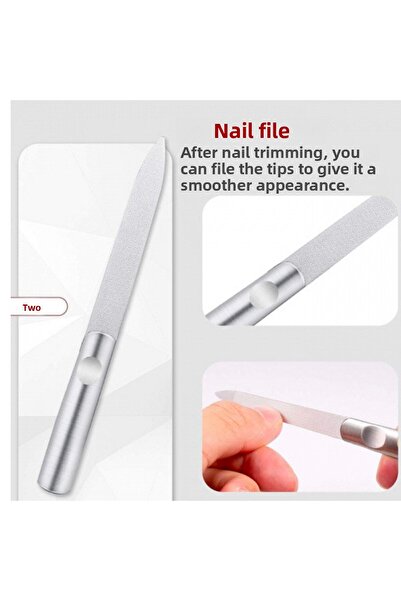 Kamardey Stainless Steel Pedicure Set 4 Pieces Special Nail Clipper