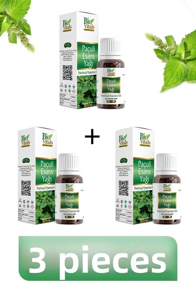 Bio Vitals 20 مل 3 قطع زيت الباتشولي العطري