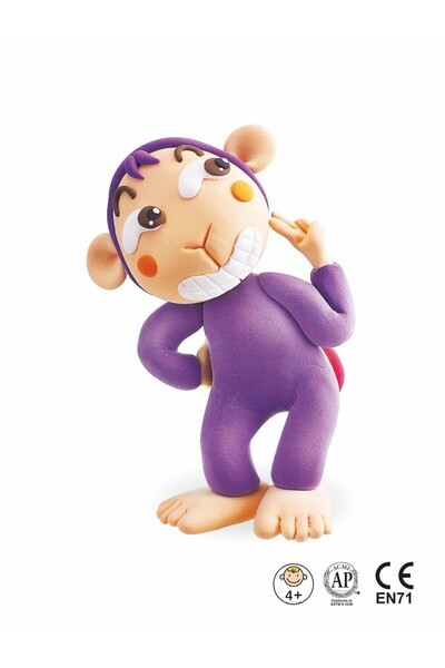 Amos Jumping Play Dough - 4 Colors (Proje Dough)