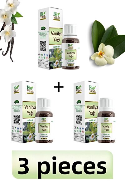 Bio Vitals 20 مل زيت الفانيليا - 3 قطع
