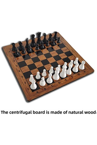 Generic Brand Wooden Chess Set, School Chess Set, Chess Game 23X23 cm