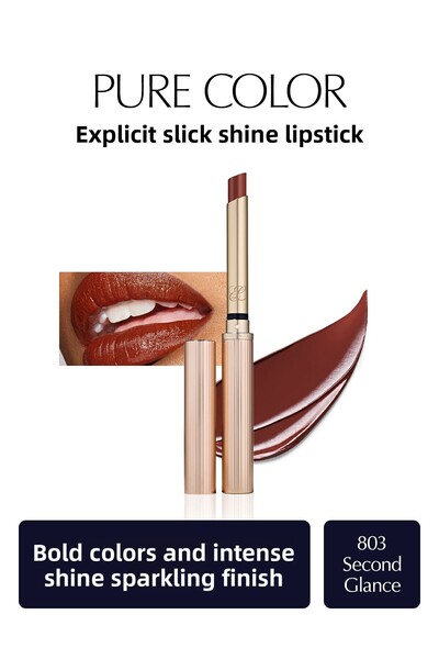 Estee Lauder 803 Second Glance - Pure Color Explicit Slick Shine Lipstick