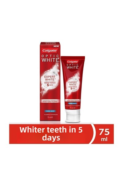 Colgate معجون أسنان أوبتيكال وايت - إكسبيرت وايت لتبييض الأسنان 75 مل