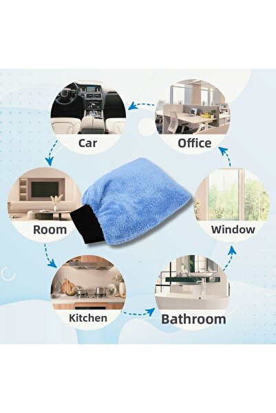 vosvera Γάντια Καθαρισμού Πολλαπλών Χρήσεων Μαλακά Μπλε