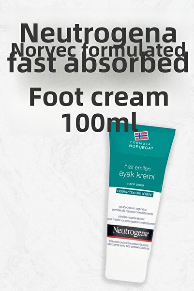 Neutrogena كريم القدم بالتركيبة النرويجية سريع الامتصاص 100 مل