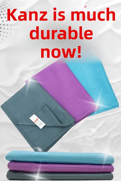 Kanz 3 Pack German Microfiber Glass Cloth (3 PACK)