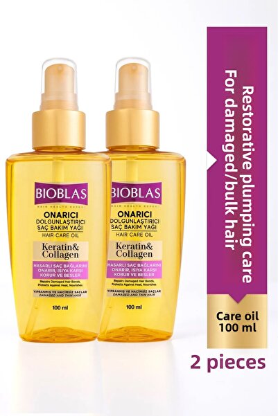 Bioblas Keratin & Collagen Repair 100ml Drink for Hair Care Oil 2