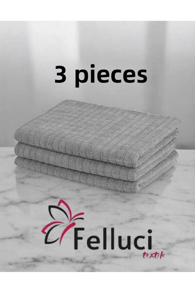 Felluci textile 40X40 Checked Kitchen Counter Glass Floor and Vehicle Cleanin...