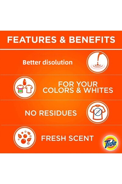 Tide Power Gel Original Scent High Concentrated Liquid Laundry Detergent (1.8L)