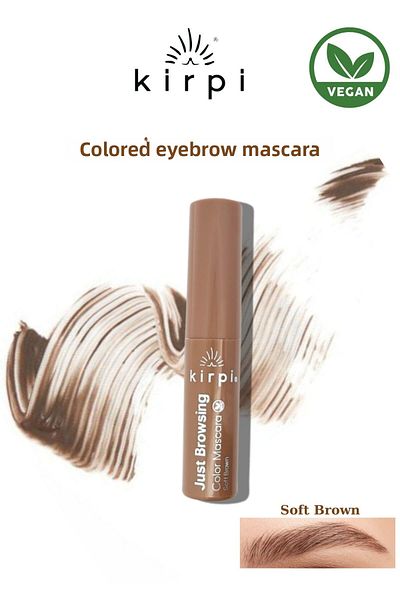 Kirpi Soft Brown Crop Colored Eyebrow Mascara