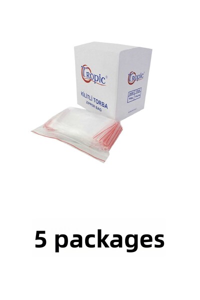 Generic Brand Tropic 5 Pack Ziplock Nylon Bag 15x18 Ziplock Bag (600 pcs)