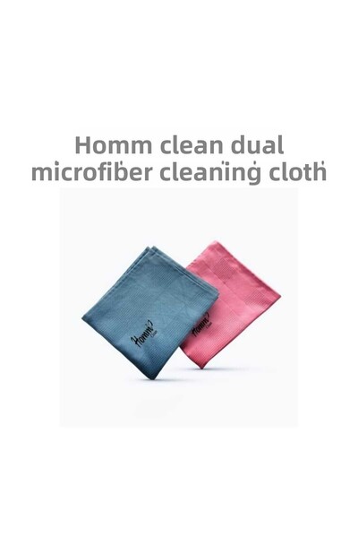 Homm Bitkisel مجموعة قماش تنظيف من الألياف الدقيقة المزدوجة من Homm Clean