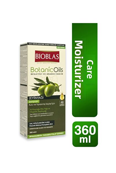 Bioblas Ulei de măsline Bioblas Botanic Oils - șampon pentru păr uscat și deteriorat 360 ml
