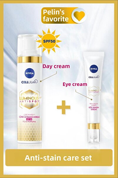 NIVEA 630 Dark Circle - 15ml Eye Cream, 40ml Day Face Care Cream, Anti-Blemis...