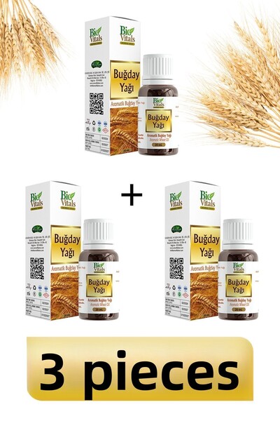 Bio Vitals 20 مل زيت القمح - 3 قطع