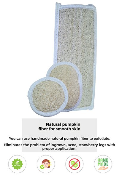 Bilian ألياف اليقطين الطبيعية طويلة الظهر + بيضاوية + الوجه، مقشر الاستحمام، ...