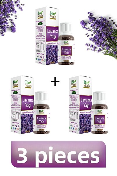 Bio Vitals زيت اللافندر - 20 مل، 3 قطع